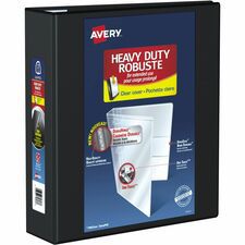 HEAVY DUTY VIEW BINDER 3IN BLK
